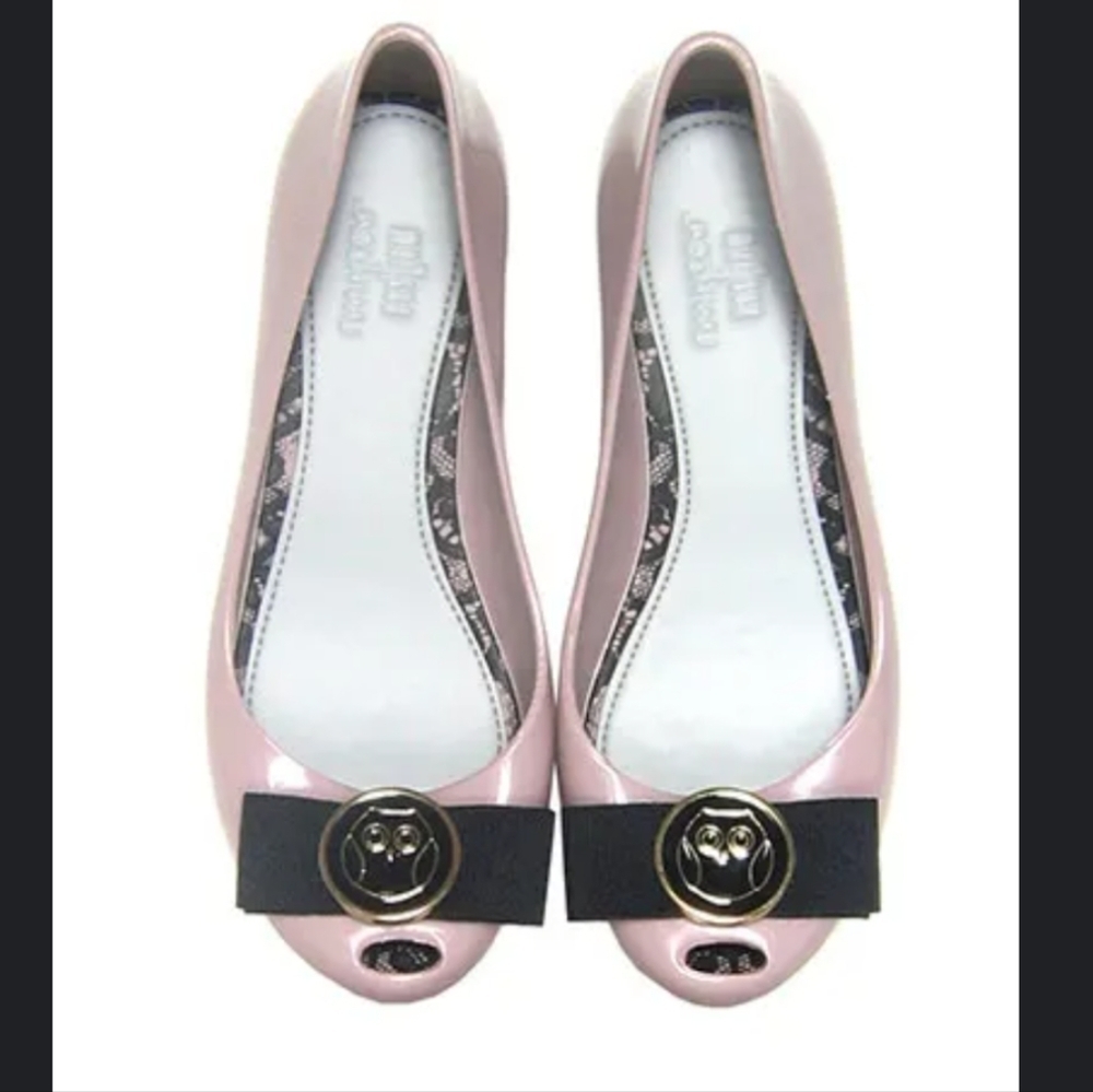 Melissa flat peep toe women jelly shoes